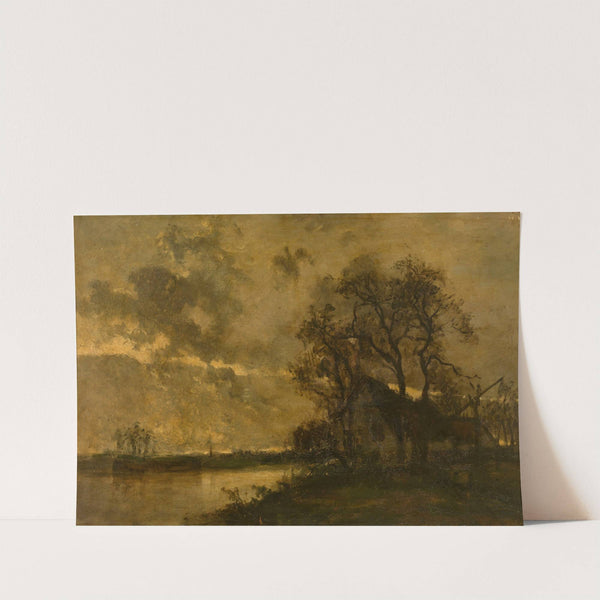 Landscape by Johan Barthold Jongkind