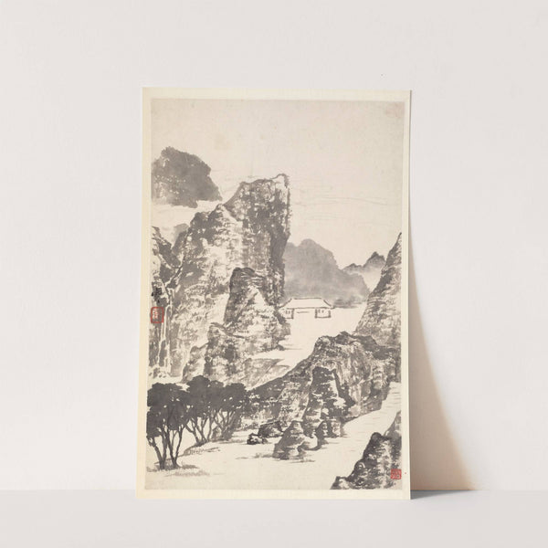 Landscape after Mi Fu by Min Zhen