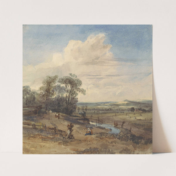 Landscape after Wynants (in the Louvre). by William Callow