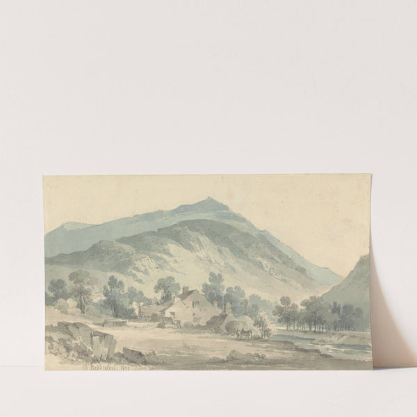 Landscape at Beddgelert, North Wales (1832) by Paul Sandby Munn