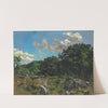 Landscape at Chailly (1865) by Frédéric Bazille
