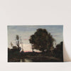 Landscape at Dusk (1902) by Henri-Joseph Harpignies