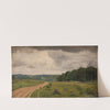 Landscape at Kongens Møller, Sealand. Afternoon Light (1843 - 1844) by P. C. Skovgaard
