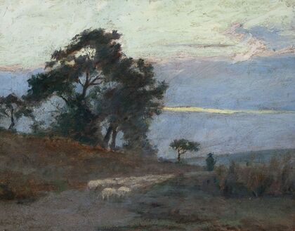 Landscape at sunrise