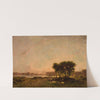 Landscape at sunset by Aleksander Swieszewski