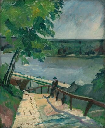 Landscape by the Danube