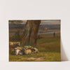 Landscape by the River Elbe (Sauer ved Elven) by Johan Christian Dahl
