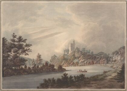 Landscape, Castle by a River