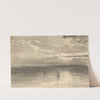 Landscape - Clouds, Water, Sailboat by Robert Walter Weir