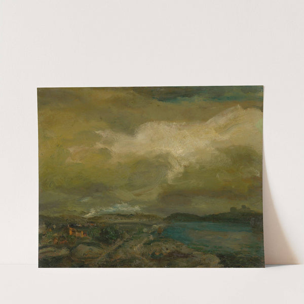 Landscape during Storm by Gusztáv Magyar Mannheimer  