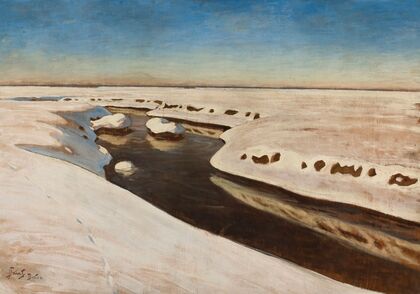 Landscape from Bystra (after 1918)
