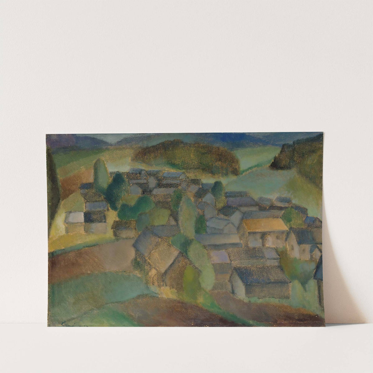 Landscape from France by Alvar Cawén