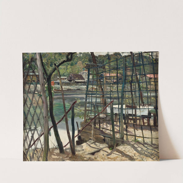 Landscape from Meudon, France by Eilif Peterssen