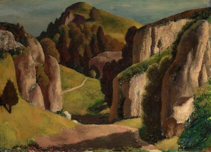 Landscape from Ojców II (1927)