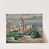 Landscape from southern France (Saint Tropez) (1929) by Roman Kramsztyk