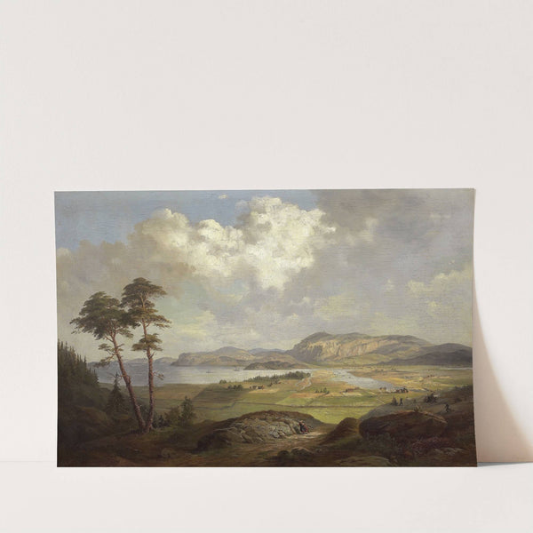 Landscape from Tröndelagen by Charles XV of Sweden