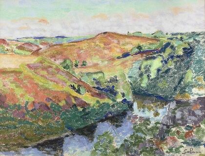 Landscape in Crozant