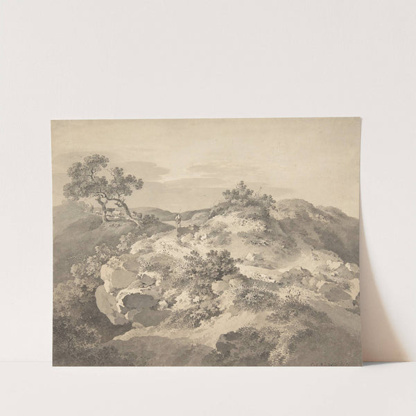 Landscape in Saxony by Carl August Richter