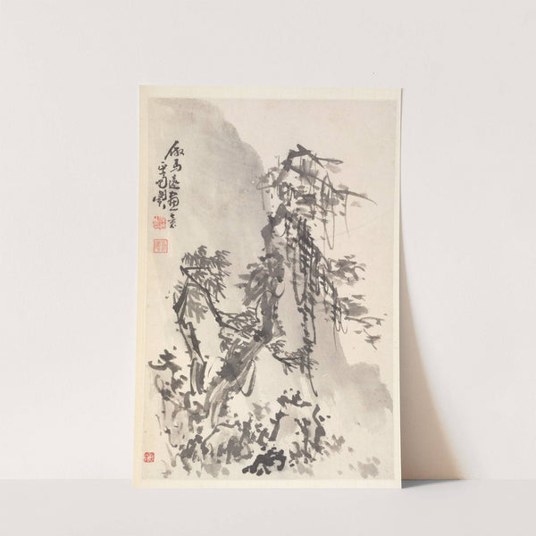 Landscape in the Manner of Ma Yuan by Min Zhen
