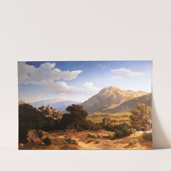 Landscape in the Sabine Mountains by Arnold Overbeck