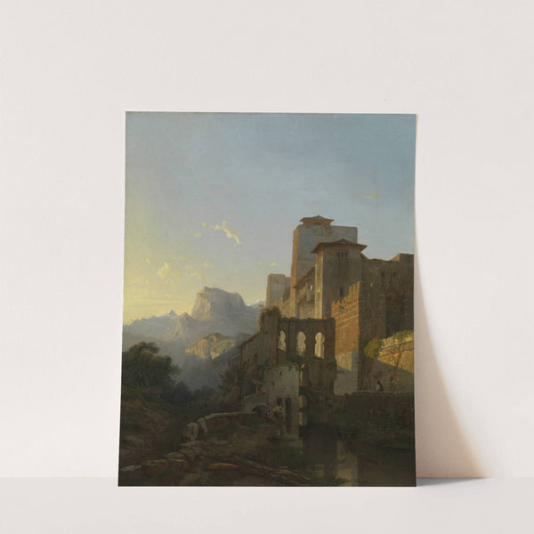 Landscape in Ugijar (Southern Spain) (1850) by François Antoine Bossuet