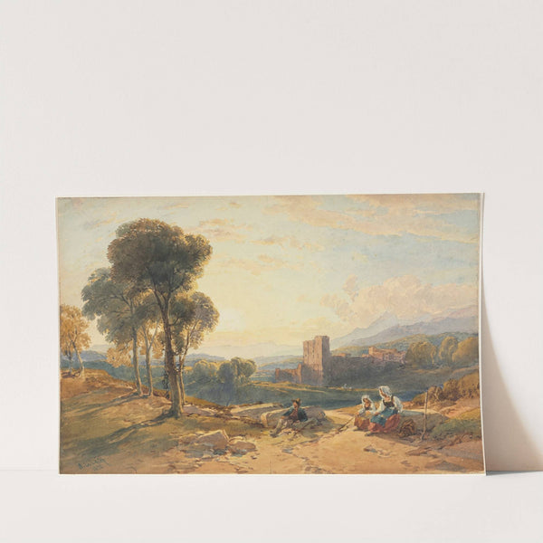 Landscape, Italy (1872) by William Leighton Leitch