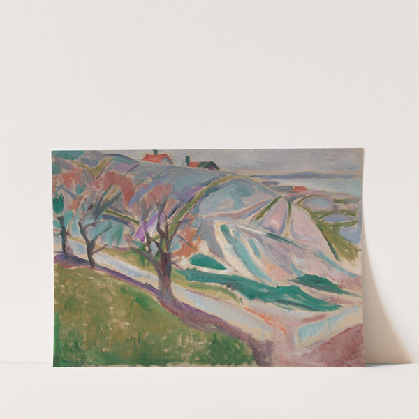 Landscape, Kragerø (1912) by Edvard Munch