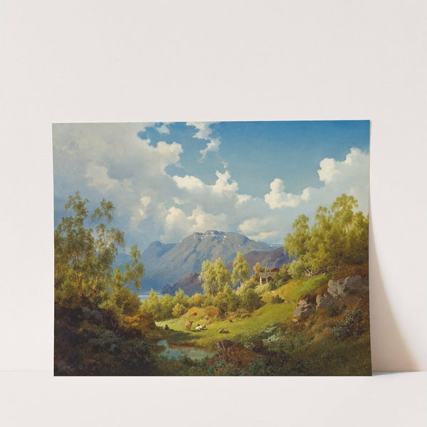 Landscape. Motif from the Numme Valley in Norway by Joachim Frich