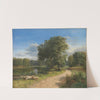 Landscape near Hammermøllen, North Zealand (1843) by Dankvart Dreyer