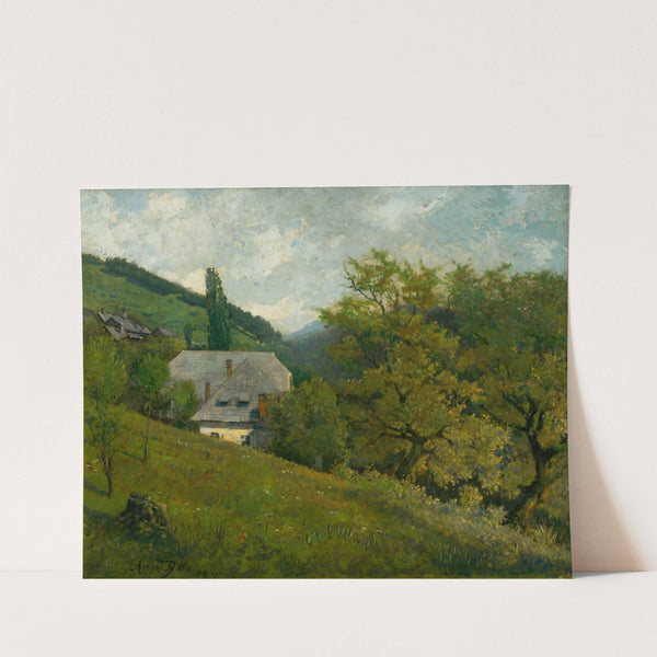 Landscape near Kremnica by Vojtech Angyal