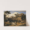 Landscape near Olevano with a Parade of Dancing Peasants by Joseph Anton Koch