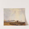 Landscape near Quilleboeuf, France by Richard Parkes Bonington