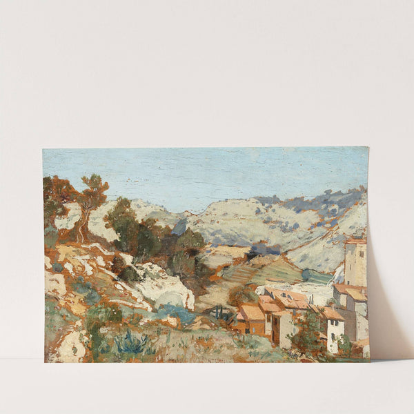 Landscape near Roquevaire in Provence by Paul-Camille Guigou