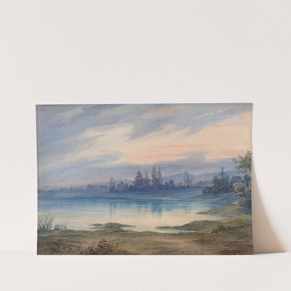 Landscape near Strasbourg Looking toward St. Gall by W. van Detta