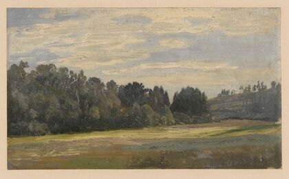 Landscape near Trzebnica (1850-1881)