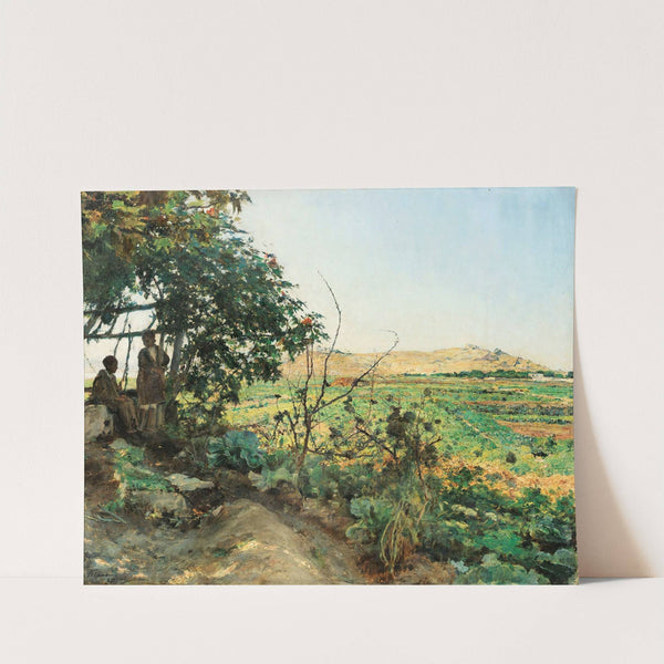 Landscape Of The Suburbs Of Tunis (1887) by Émile Friant