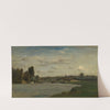 Landscape on a River (1863) by Charles François Daubigny