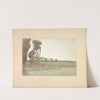 Landscape, Plate 5, Remarque, Three Stalks of Wheat (1892–1893) by Charles Marie Dulac