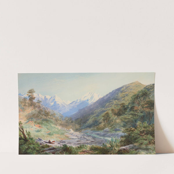 Landscape, Southern Alps (1873) by John Gully