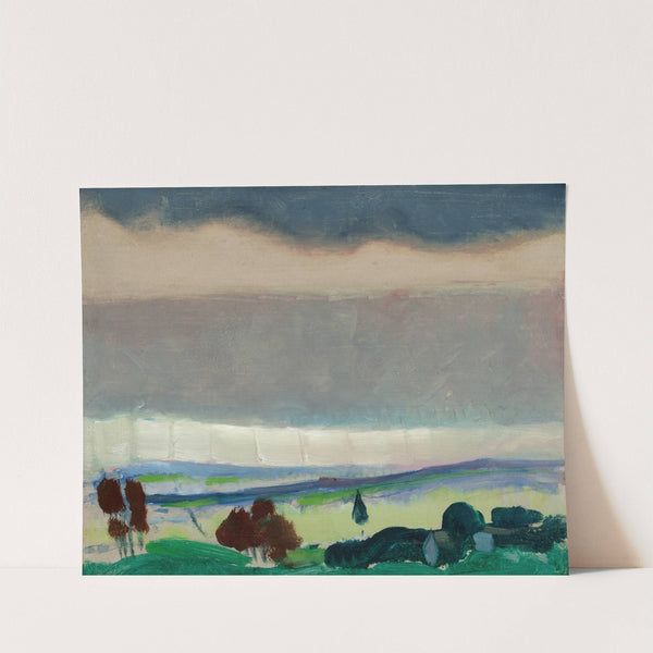 Landscape, Stormy Sky by Arthur Beecher Carles