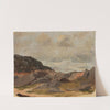 Landscape Study (1830) by Adolph Tidemand