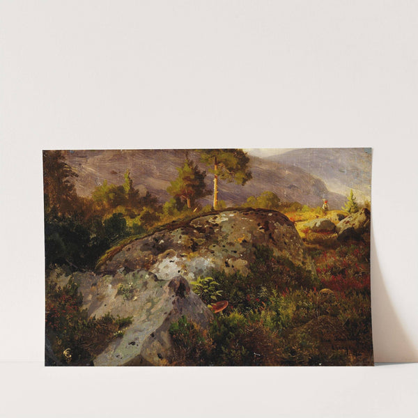 Landscape Study from Vågå by Hans Gude