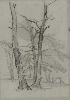 Landscape Study with Trees (c. 1870–1875)