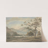 Landscape; Trees, Lakes and Mountains, Lake District by Thomas Sunderland