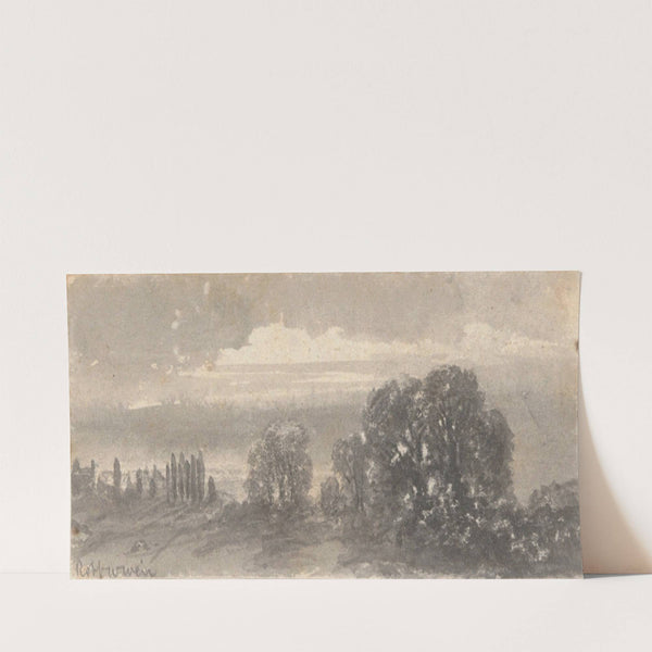 Landscape – Trees (19th century) by Robert Walter Weir