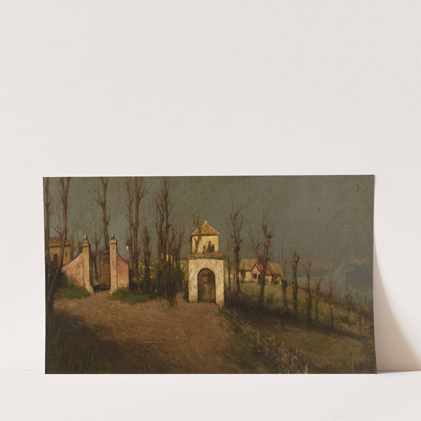 Landscape (winter in the countryside) by Curt Agthe