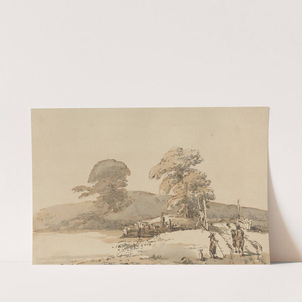 Landscape with a Bridge (1790 to 1795) by Heneage Finch, 4th Earl of Aylesford