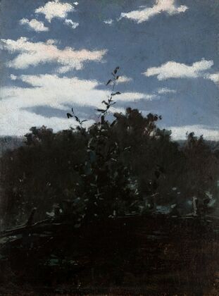 Landscape with a Brushwood Fence