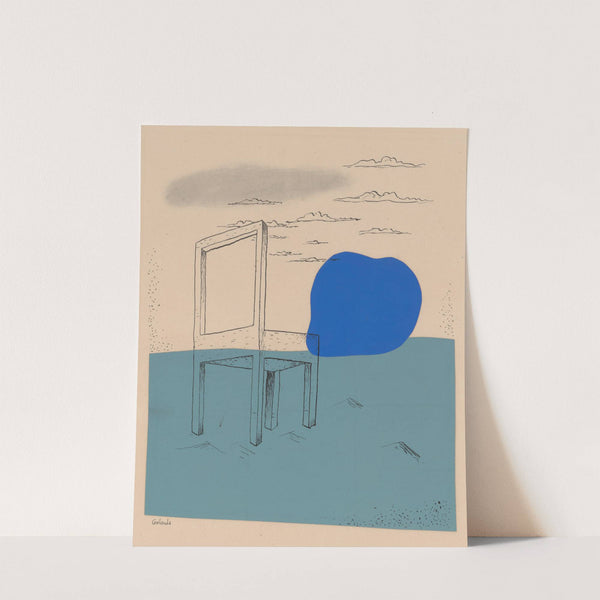 Landscape with a chair by Mikuláš Galanda