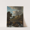 Landscape with a Church by a Torrent (c. 1670) by Jacob van Ruisdael